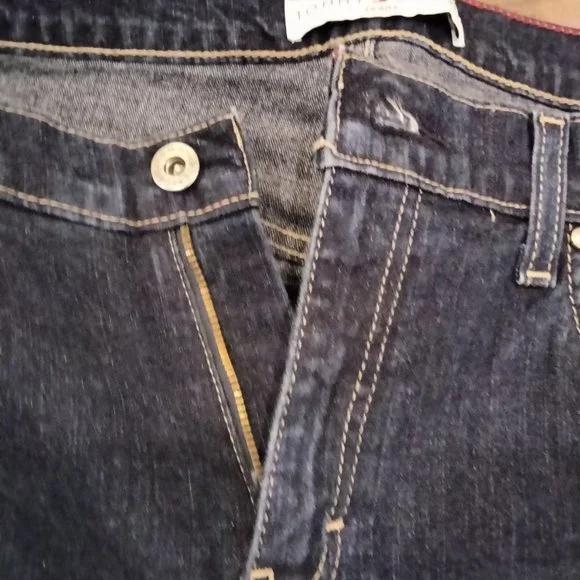Tommy Hilfiger Dark Wash Bootcut Jeans – Size 14 (36 x 32) - Picture 7 of 9